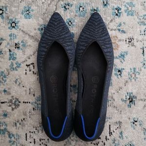 Rothy's Size 9 The Point Night Metallic